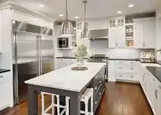 kitchen with white cabinetry kitchen with white cabinetry